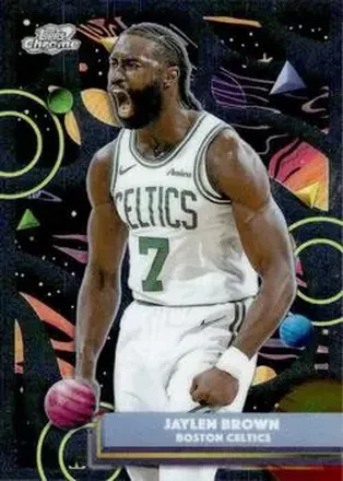 2025-26 Topps Chrome Cosmic #112 - Jaylen Brown - Boston Celtics
