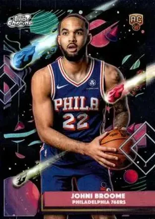 2025-26 Topps Chrome Cosmic #125 - Johni Broome - Philadelphia 76ers