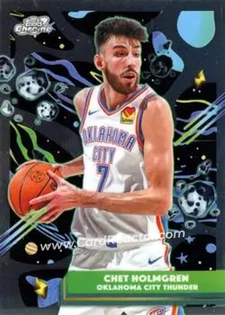 2025-26 Topps Chrome Cosmic #126 - Chet Holmgren - Oklahoma City Thunder - Front