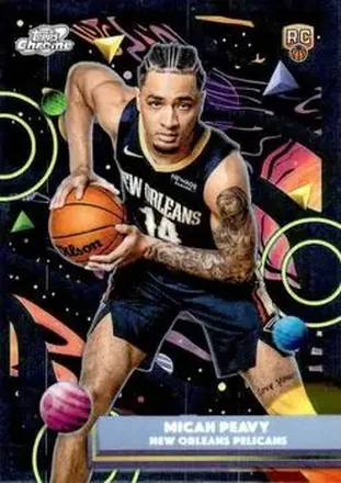 2025-26 Topps Chrome Cosmic #127 - Micah Peavy - New Orleans Pelicans