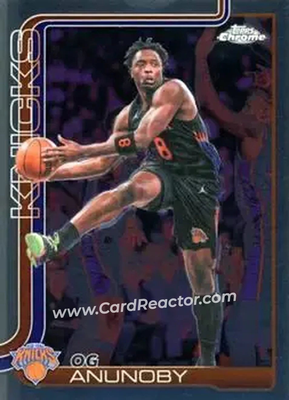 2025-26 Topps Chrome Update #43 - OG Anunoby - New York Knicks - Front