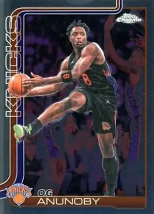 2025-26 Topps Chrome Update #43 - OG Anunoby - New York Knicks