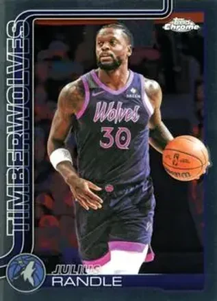 2025-26 Topps Chrome Update #52 - Julius Randle - Minnesota Timberwolves