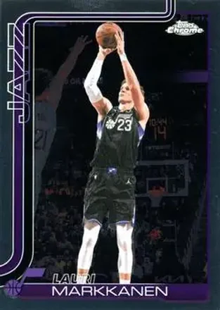 2025-26 Topps Chrome Update #53 - Lauri Markkanen - Utah Jazz
