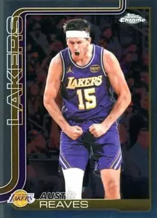 2025-26 Topps Chrome Update #54 - Austin Reaves - Los Angeles Lakers 2025-26 Topps Chrome Update #54 - Austin Reaves - Los Angeles Lakers