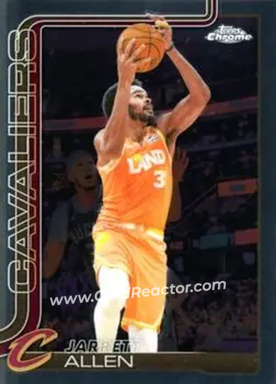 2025-26 Topps Chrome Update #57 - Jarrett Allen - Cleveland Cavaliers - Front