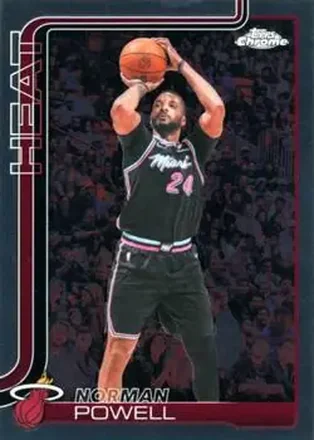 2025-26 Topps Chrome Update #58 - Norman Powell - Miami Heat