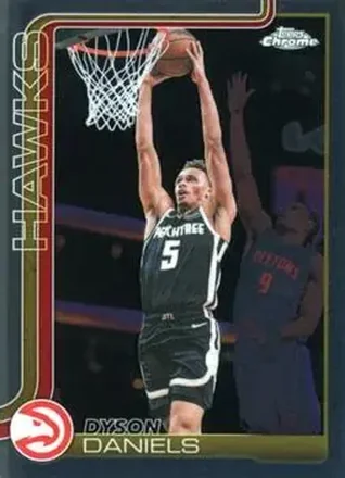 2025-26 Topps Chrome Update #59 - Dyson Daniels - Atlanta Hawks
