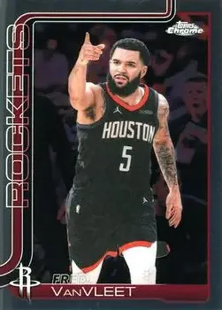 2025-26 Topps Chrome Update #61 - Fred VanVleet - Houston Rockets