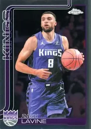 2025-26 Topps Chrome Update #63 - Zach LaVine - Sacramento Kings