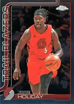 2025-26 Topps Chrome Update #64 - Jrue Holiday - Portland Trail Blazers