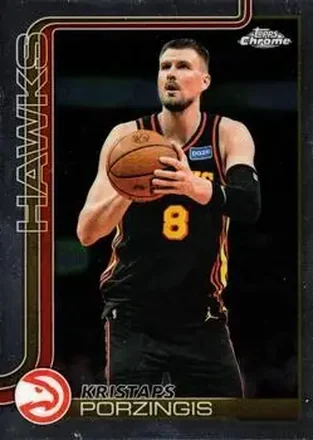 2025-26 Topps Chrome Update #65 - Kristaps Porziņģis - Atlanta Hawks
