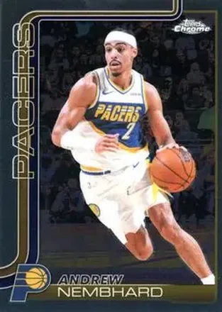 2025-26 Topps Chrome Update #68 - Andrew Nembhard - Indiana Pacers