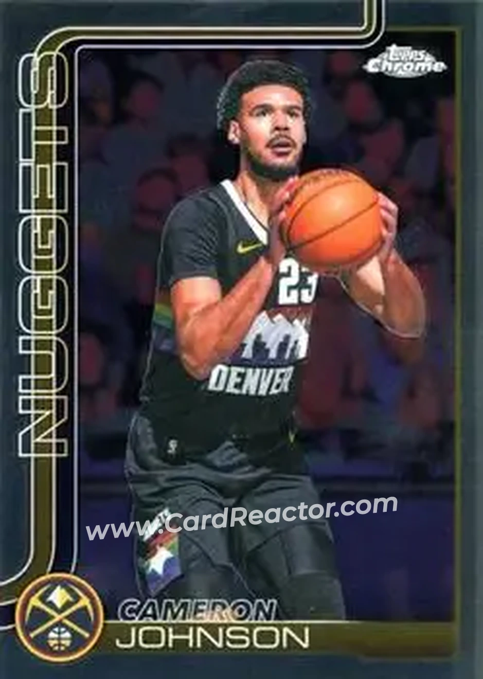 2025-26 Topps Chrome Update #69 - Cameron Johnson - Denver Nuggets - Front
