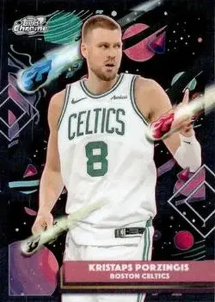 2025-26 Topps Chrome Cosmic #143 - Kristaps Porziņģis - Boston Celtics