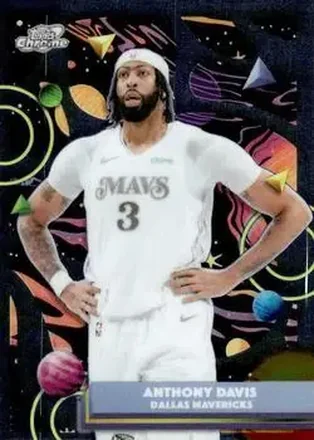 2025-26 Topps Chrome Cosmic #145 - Anthony Davis - Dallas Mavericks