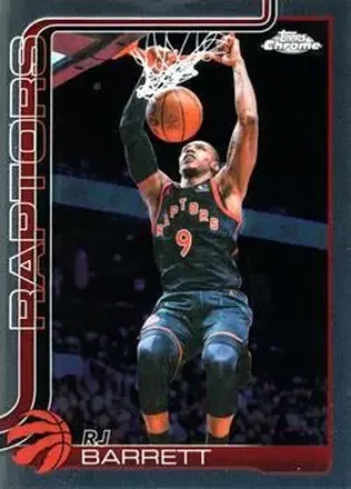 2025-26 Topps Chrome Update #73 - RJ Barrett - Toronto Raptors