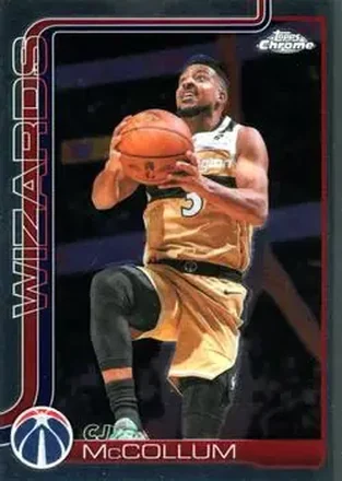 2025-26 Topps Chrome Update #75 - CJ McCollum - Washington Wizards