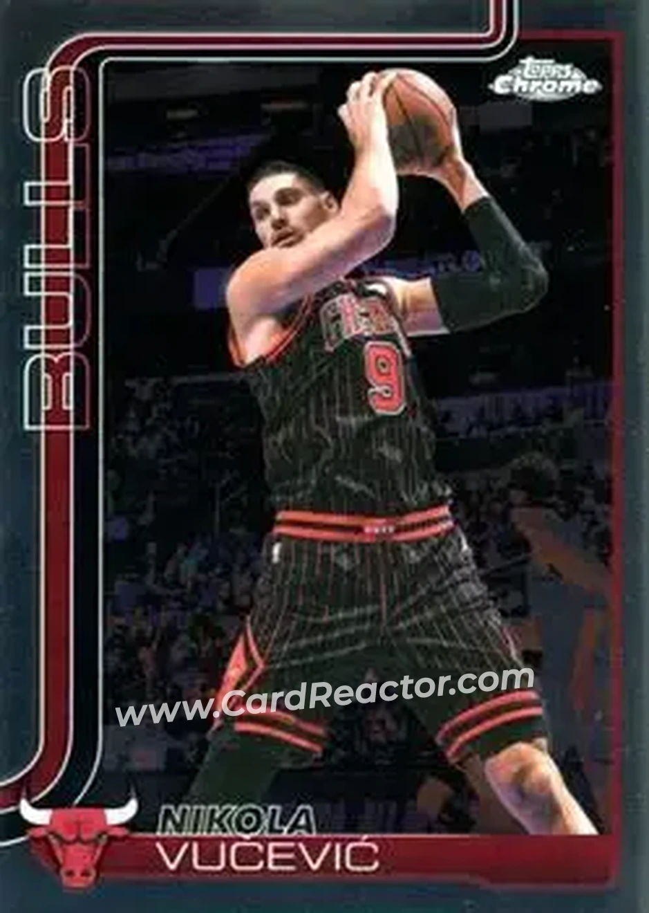 2025-26 Topps Chrome Update #78 - Nikola Vučević - Chicago Bulls - Front