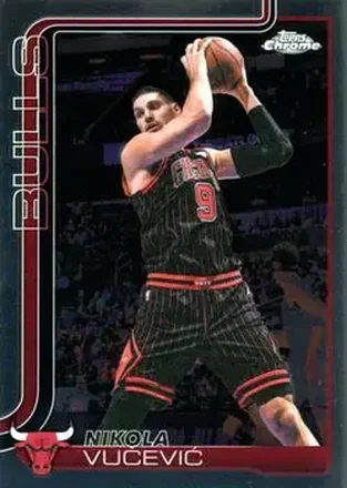 2025-26 Topps Chrome Update #78 - Nikola Vučević - Chicago Bulls