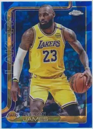 2025-26 Topps Chrome Sapphire Edition #127 - LeBron James - Los Angeles Lakers