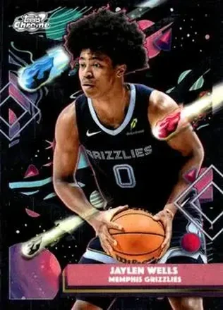 2025-26 Topps Chrome Cosmic #161 - Jaylen Wells - Memphis Grizzlies