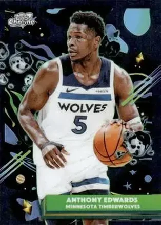 2025-26 Topps Chrome Cosmic #165 - Anthony Edwards - Minnesota Timberwolves