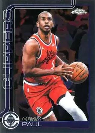 2025-26 Topps Chrome Update #83 - Chris Paul - Los Angeles Clippers