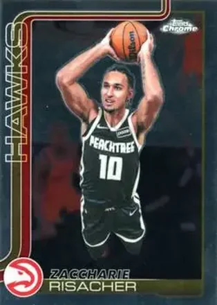 2025-26 Topps Chrome Update #88 - Zaccharie Risacher - Atlanta Hawks