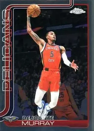 2025-26 Topps Chrome Update #89 - Dejounte Murray - New Orleans Pelicans