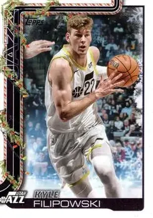 2025-26 Topps Holiday #H104 - Kyle Filipowski - Utah Jazz