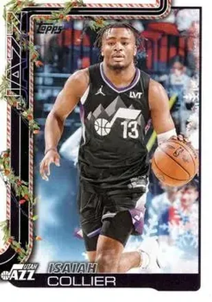2025-26 Topps Holiday #H105 - Isaiah Collier - Utah Jazz