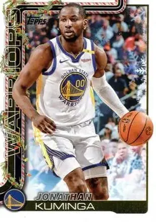 2025-26 Topps Holiday #H109 - Jonathan Kuminga - Golden State Warriors