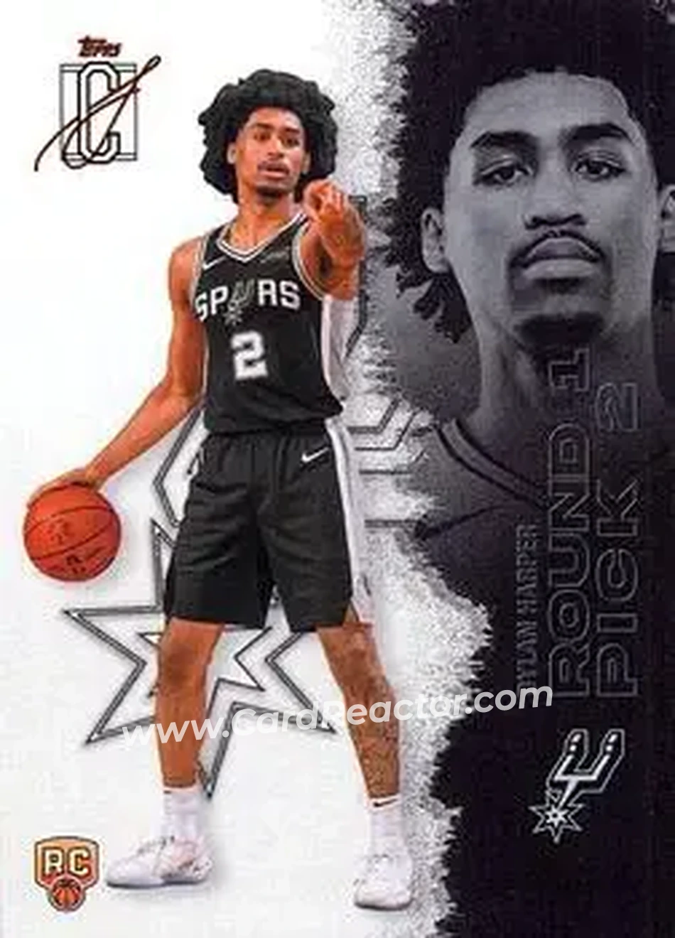 2025-26 Topps Signature Class #102 - Dylan Harper - San Antonio Spurs - Front