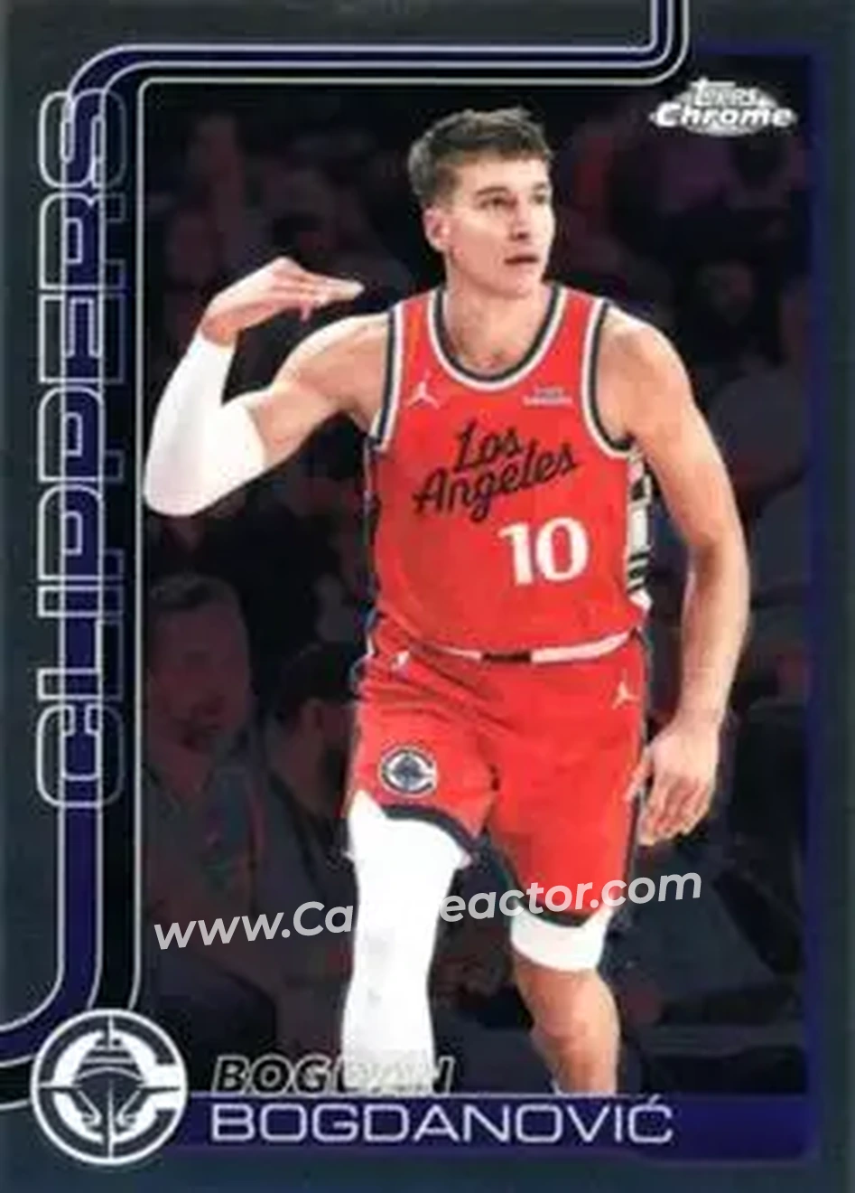 2025-26 Topps Chrome Update #92 - Bogdan Bogdanović - Los Angeles Clippers - Front