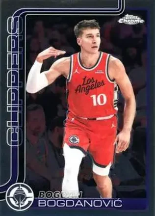 2025-26 Topps Chrome Update #92 - Bogdan Bogdanović - Los Angeles Clippers