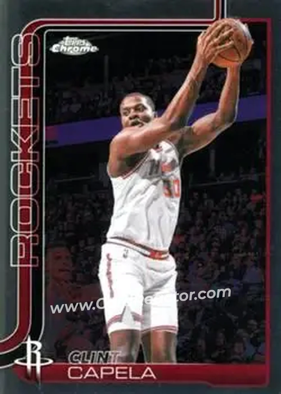 2025-26 Topps Chrome Update #94 - Clint Capela - Houston Rockets - Front 2025-26 Topps Chrome Update #94 - Clint Capela - Houston Rockets - Front