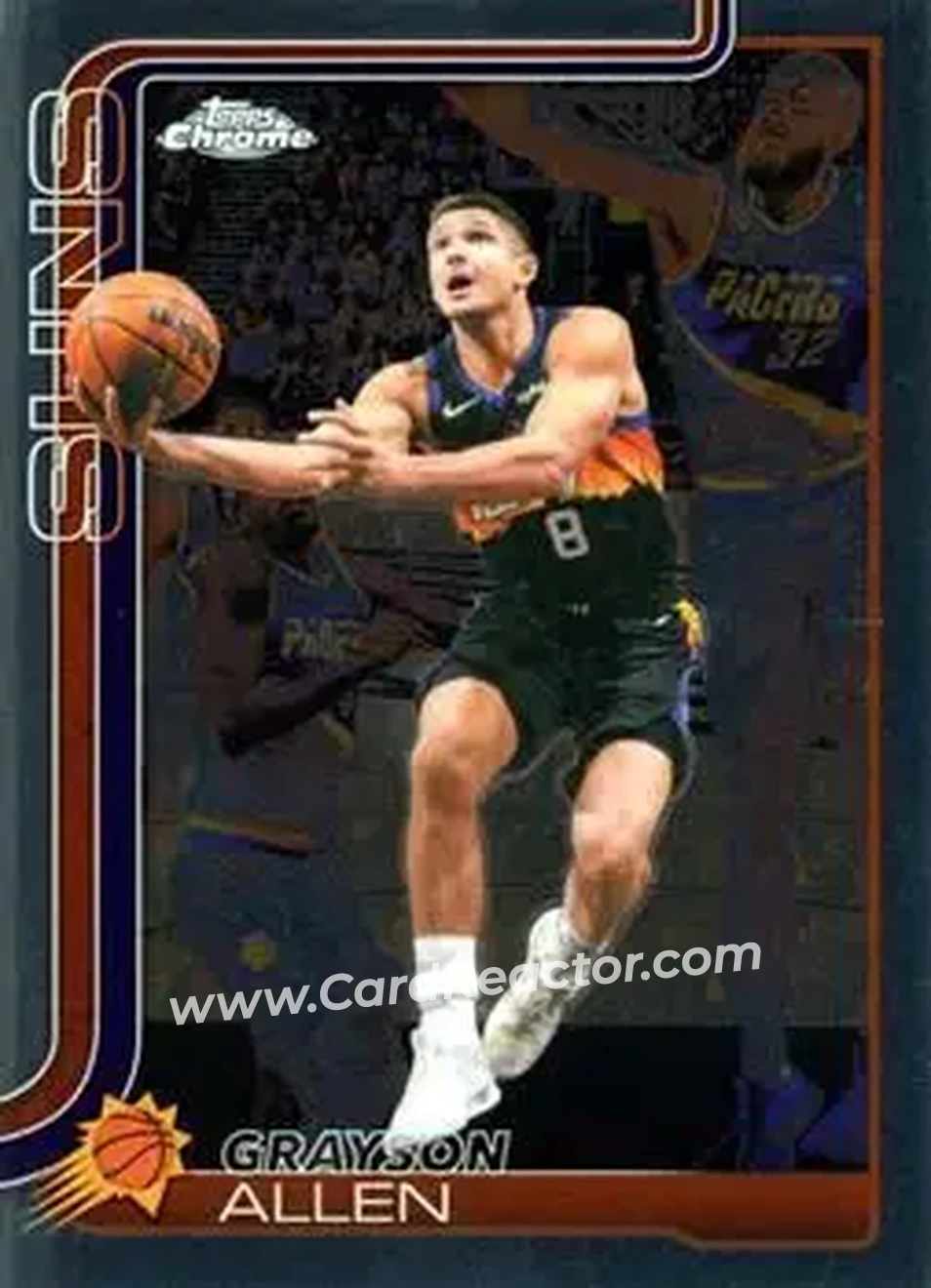 2025-26 Topps Chrome Update #95 - Grayson Allen - Phoenix Suns - Front