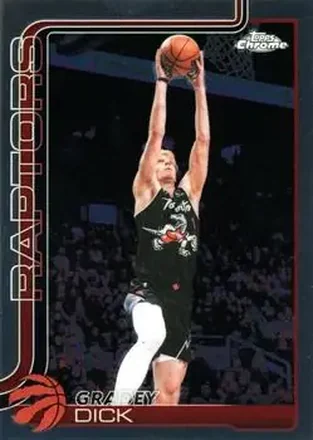 2025-26 Topps Chrome Update #97 - Gradey Dick - Toronto Raptors