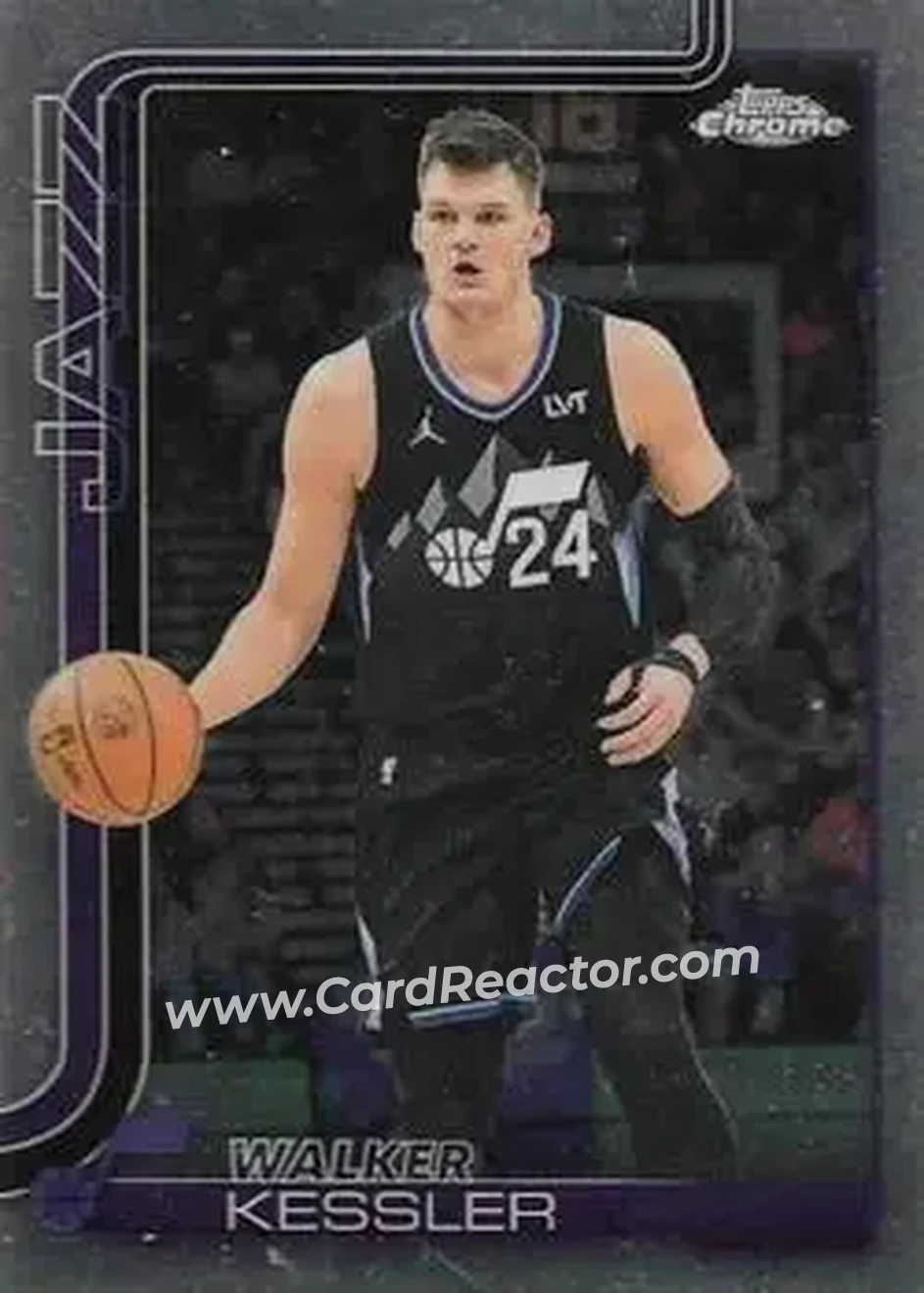 2025-26 Topps Chrome Update #100 - Walker Kessler - Utah Jazz - Front