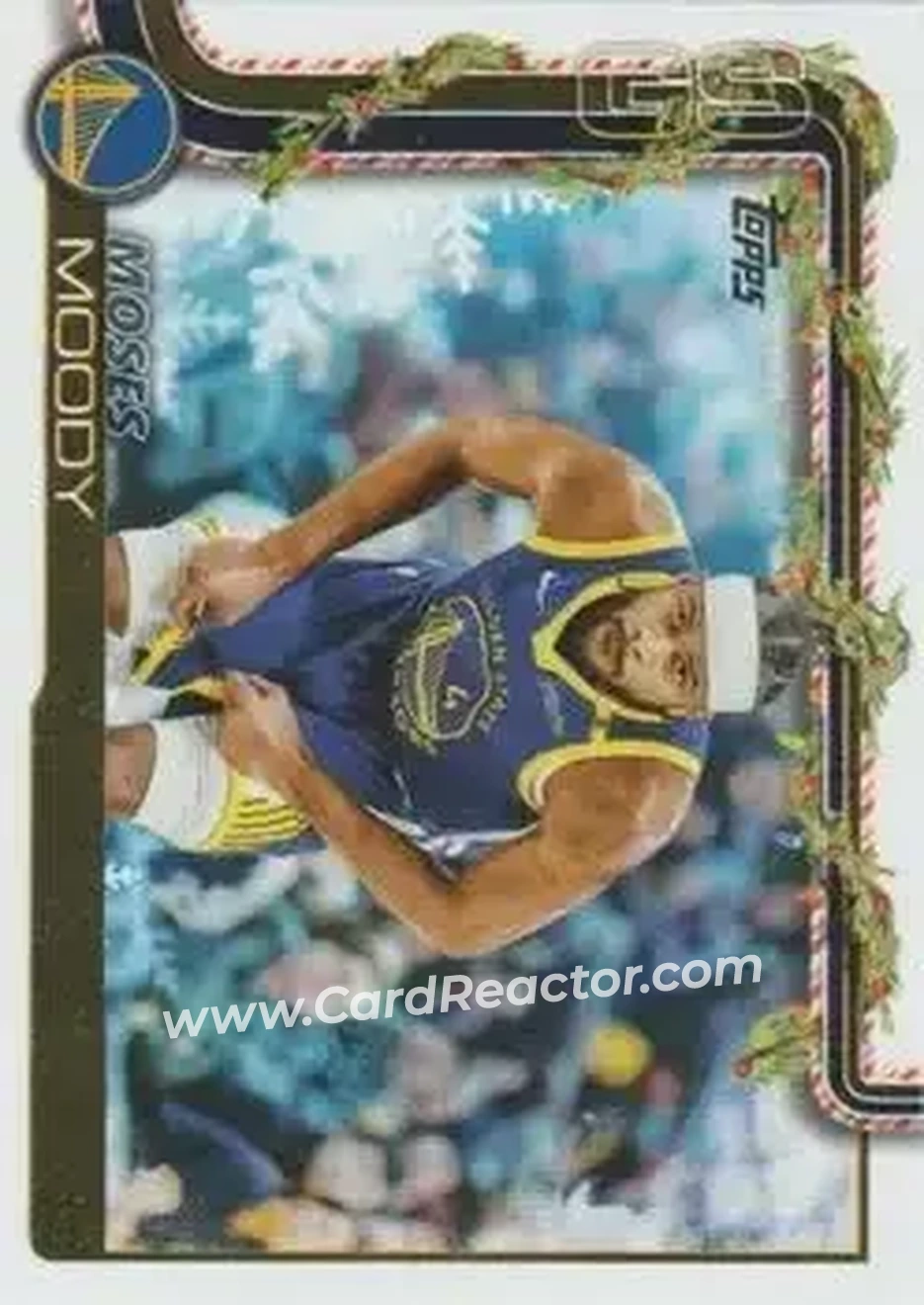 2025-26 Topps Holiday #H111 - Moses Moody - Golden State Warriors - Front