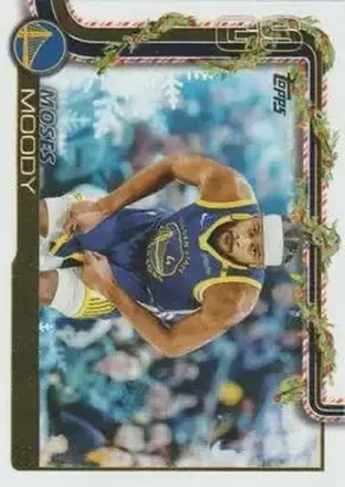 2025-26 Topps Holiday #H111 - Moses Moody - Golden State Warriors