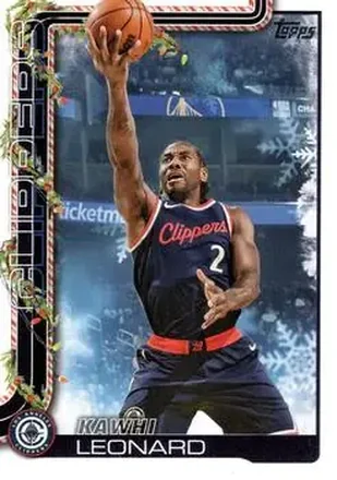 2025-26 Topps Holiday #H112 - Kawhi Leonard - Los Angeles Clippers