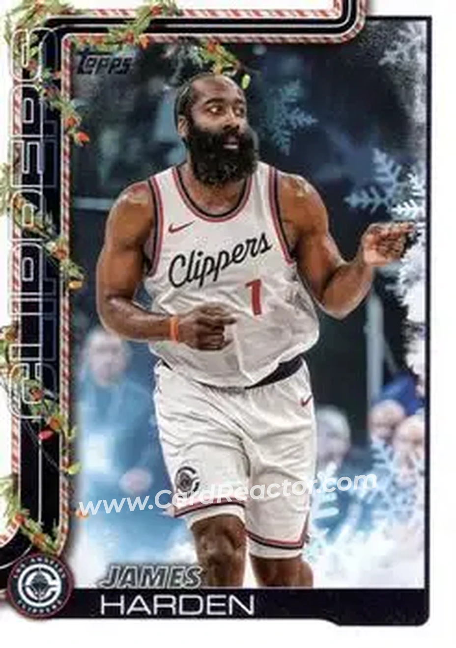 2025-26 Topps Holiday #H113 - James Harden - Los Angeles Clippers - Front 2025-26 Topps Holiday #H113 - James Harden - Los Angeles Clippers - Front
