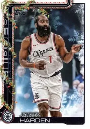 2025-26 Topps Holiday #H113 - James Harden - Los Angeles Clippers