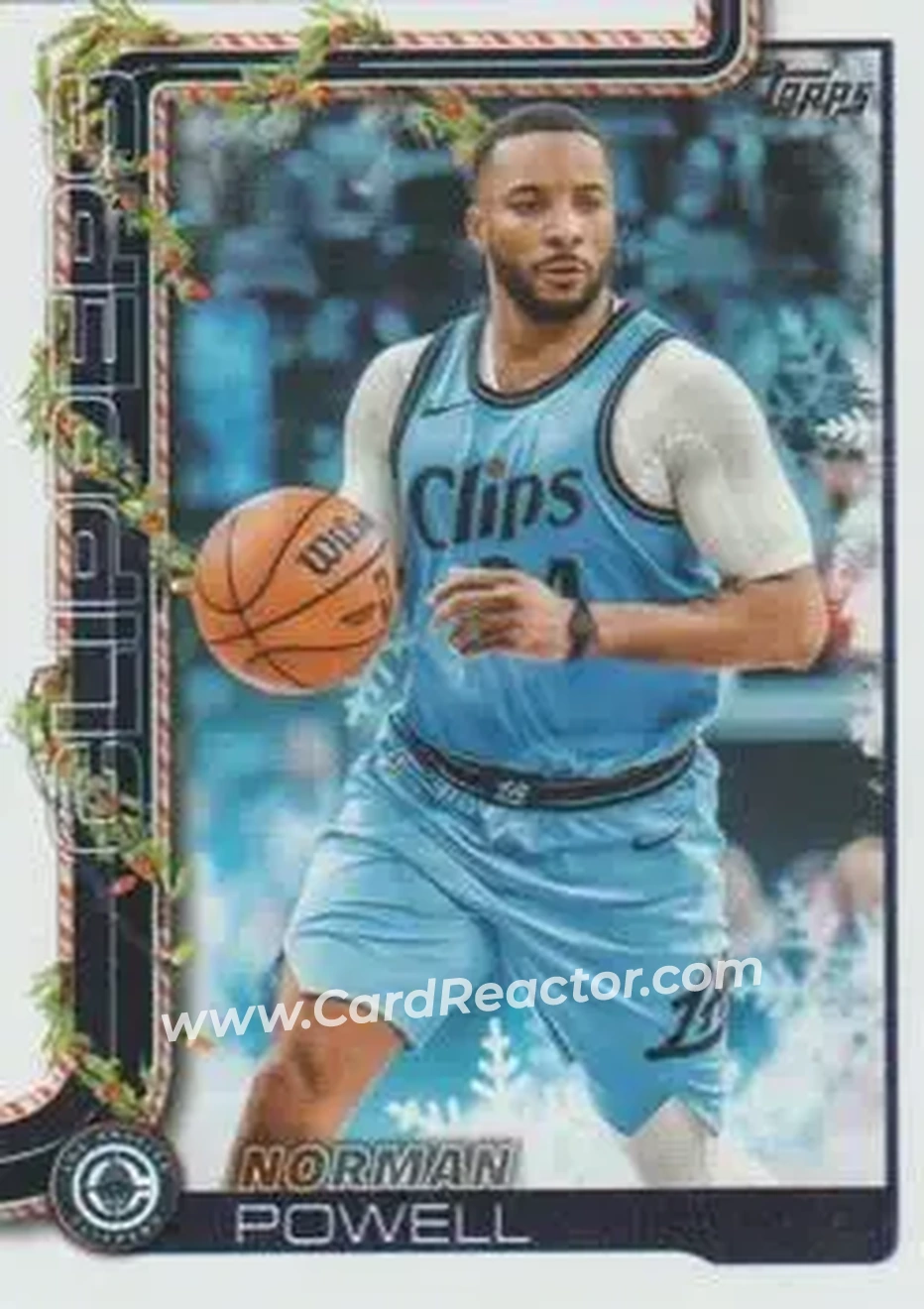 2025-26 Topps Holiday #H114 - Norman Powell - Los Angeles Clippers - Front