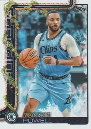 2025-26 Topps Holiday #H114 - Norman Powell - Los Angeles Clippers