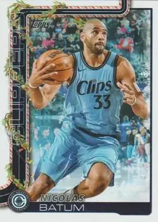 2025-26 Topps Holiday #H116 - Nicolas Batum - Los Angeles Clippers