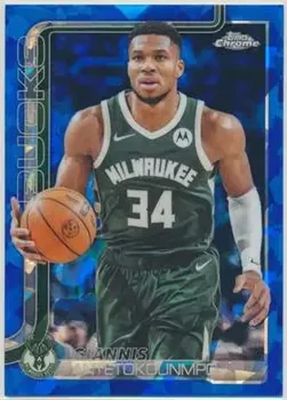 2025-26 Topps Chrome Sapphire Edition #137 - Giannis Antetokounmpo - Milwaukee Bucks
