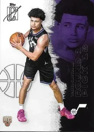 2025-26 Topps Signature Class #114 - Walter Clayton Jr. - Utah Jazz